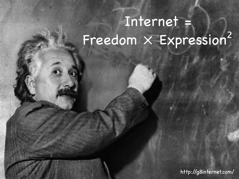 Internet = Liberté×Expression²